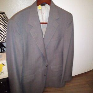 Talbot Jaimes Olive Polyester 2 Button Sport Coat Single Vent 40 R